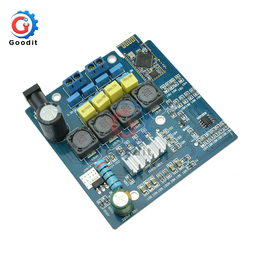 Плата усилителя мощности TPA3116 2*50 Вт Bluetooth 4 0 плата мини цифрового модуля PCB