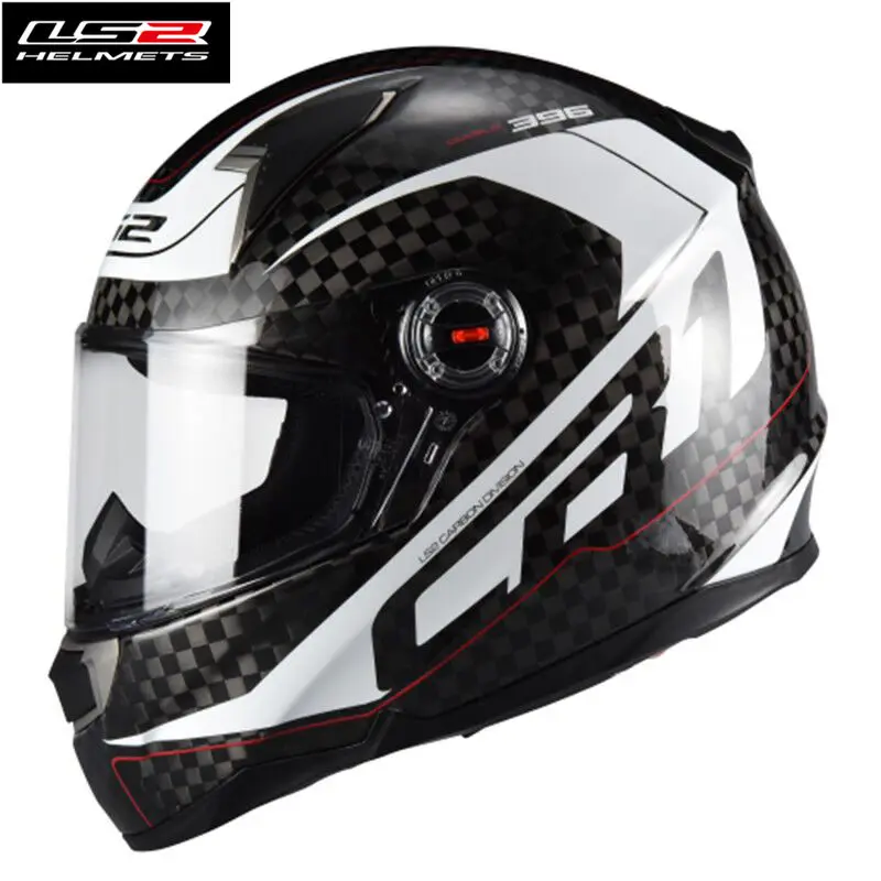 Ls2 FF396 карбоновый шлем для мотогонок полностью закрывающий лицо