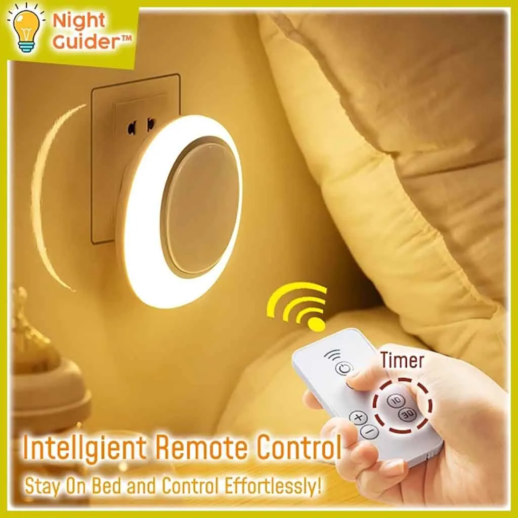 

2-in-1 LED Light Automatic Induction Lamp For Bedroom Bedside Socket energy-saving home kids roomNight light LED lights