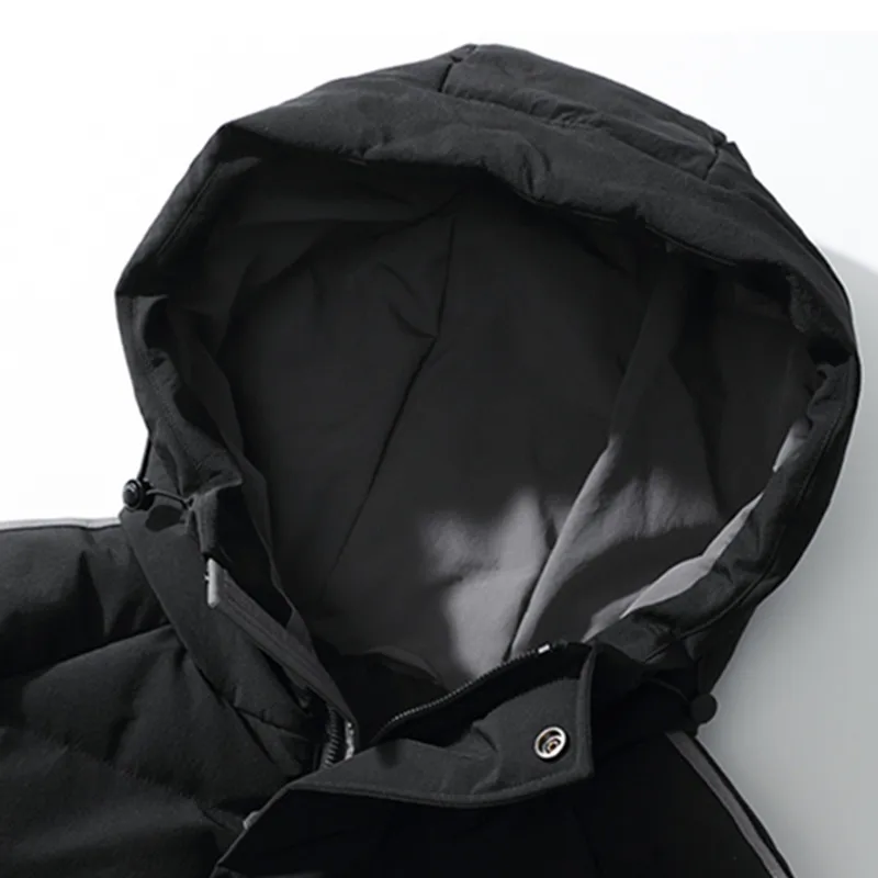 New Winter Jacket Men Parkas Male Padded Warm Jacket Thick Hooded Coat Windproof Thermal Outerwear Top Quality Men's Clothing