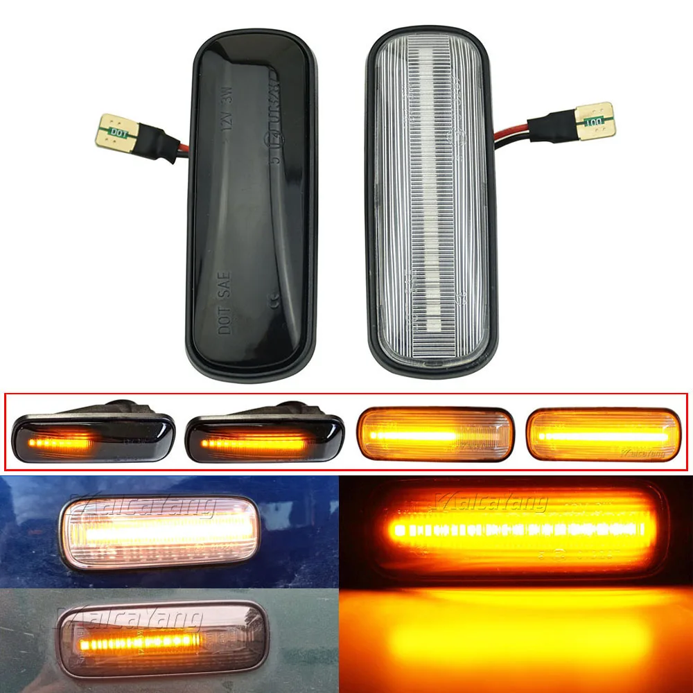 Sequential LED Dynamic Side Marker Lights Turn Signal Blinker Lamp For Honda Civic Accord Domani Inspire Orthia Partner Ballade