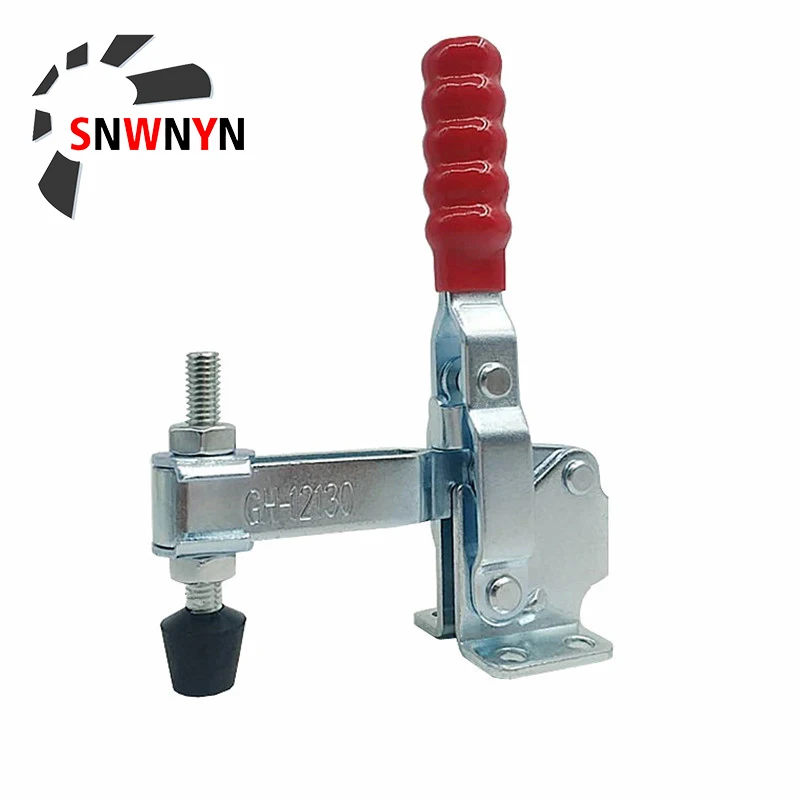 

1PCS GH-12132 227KG 500lbs Holding Capacity Quick Release Toggle Clamp Vertical Type Clamps Handle Red New Heavy Duty Hand Tools