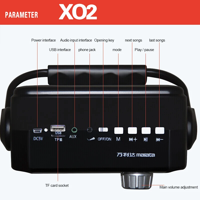 Портативная беспроводная мини-Колонка Bluetooth стереозвук модные басы большая
