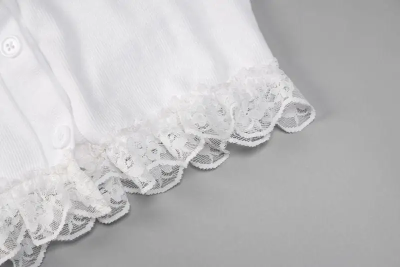 

Woman sweaters lace sexy knitted korean autumn Long sleeve vintage ladies fall white cropped cardigan crop top sweater women