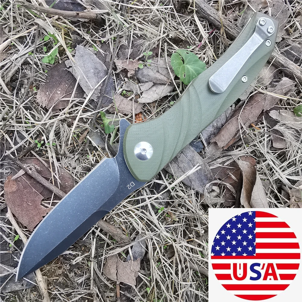 Складной нож D2 тактические карманные ножи рукоятка G10 для повседневного