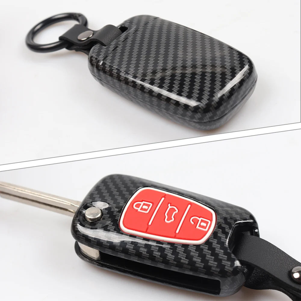 Чехол для автомобильного ключа hyundai i30 i40 ix20 ix35 Elantra Accent Solaris Tucson KONA Genesis Santa Fe Azera Verna