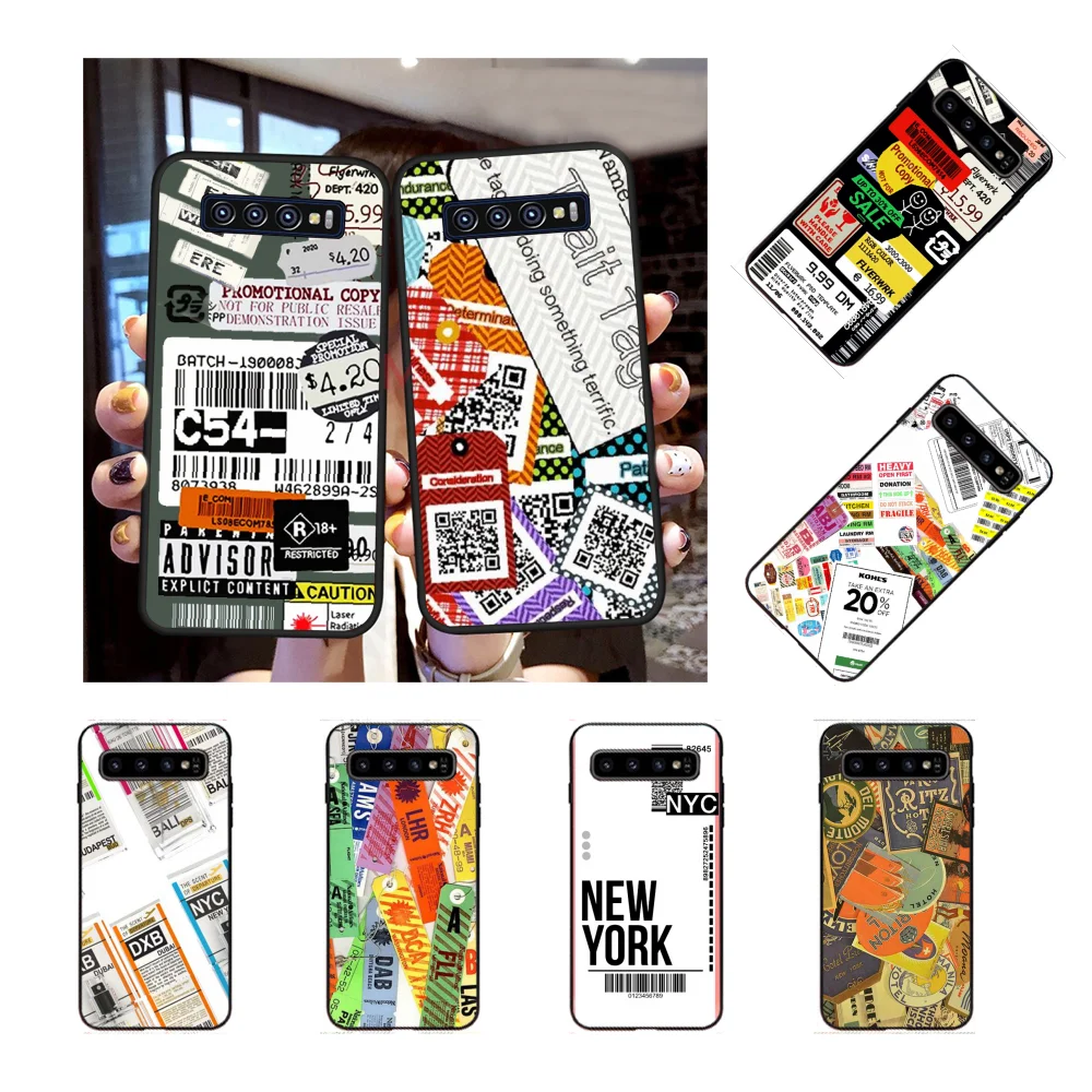 NBDRUICAI Горячая Instagram qr-код метки Силиконовый ТПУ чехол для телефона Samsung S9 plus S5 S6 edge