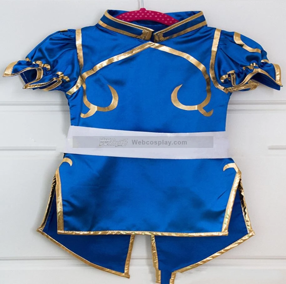 Синие костюмы для косплея Chun-Li