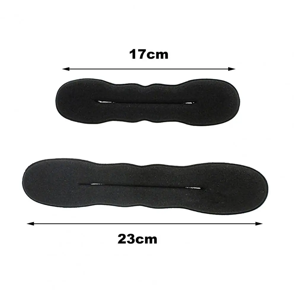 

2Pcs Magic Sponge Clip Foam Donut Hair Styling Bun Curler Tool Maker Soft Ring Twist Curler Twist Curls DIY Styling Hair Rolle