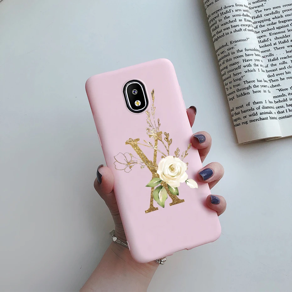 Чехол для телефона Samsung Galaxy J7 2017 мягкий силиконовый чехол с милыми буквами Pro J730F J 7