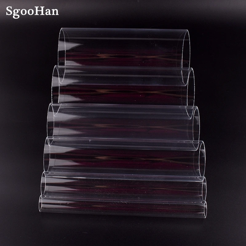 Большой размер 60 ~ 110 мм прозрачная акриловая труба аквариум для рыб плексиглас