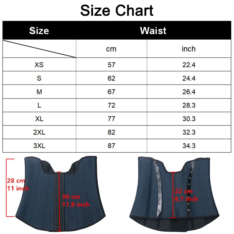 Корсет женский утягивающий латексный моделирующий пояс для похудения с эффектом
