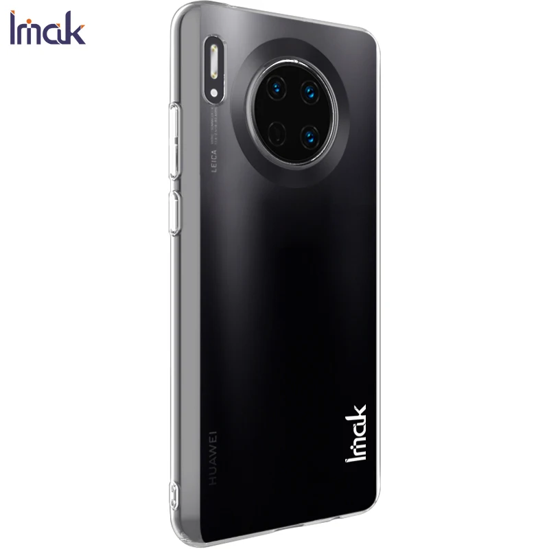 IMAK Кристальный чехол, прозрачный чехол для huawei mate 30, смартфон, чехол для ПК Жесткий Чехол для huawei mate 30, чехол для защиты экрана