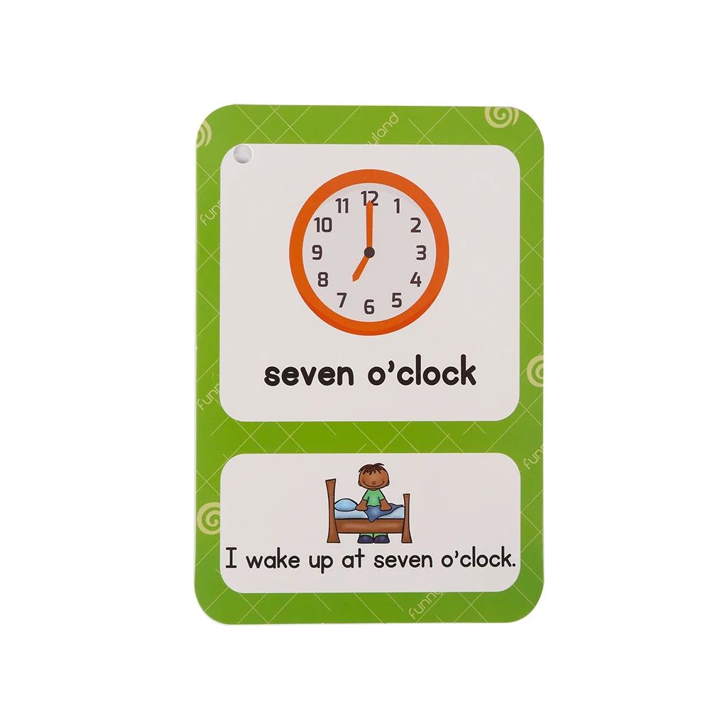 20 фонариков английские фонарики временные часы выражения флэш карты с