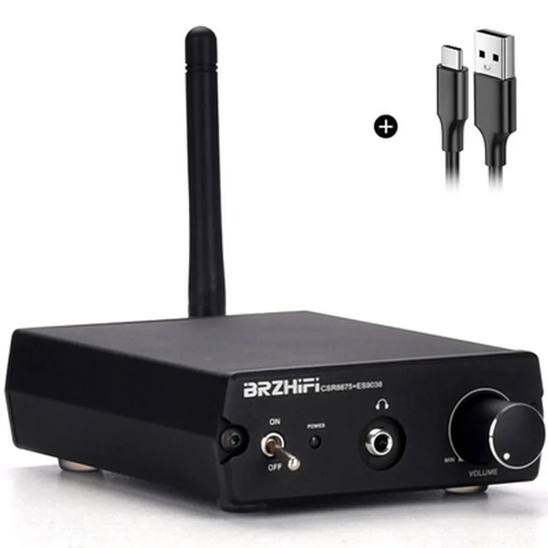 Беспроводной ресивер Lossless HIFI CSR8675 APTX HD LDACBluetooth-совместимый 5.0 Адаптер ES9038 Q2M