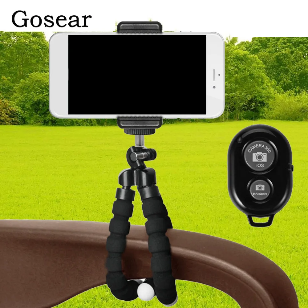 Gosear Tripod Monopod Bracket w/ Wireless Bluetooth Camera R