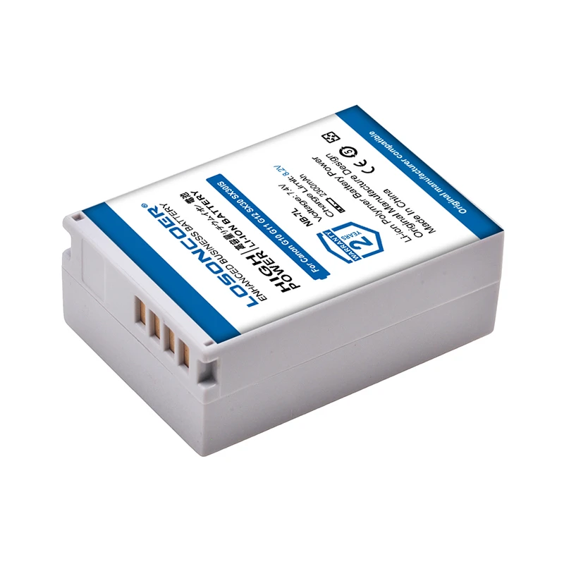 LOSONCOER NB-7L NB 7L NB7L 2300mAh Battery For Canon PowerShot G10 G11 G12 SX30 SX30IS ~In Stock | Мобильные телефоны и