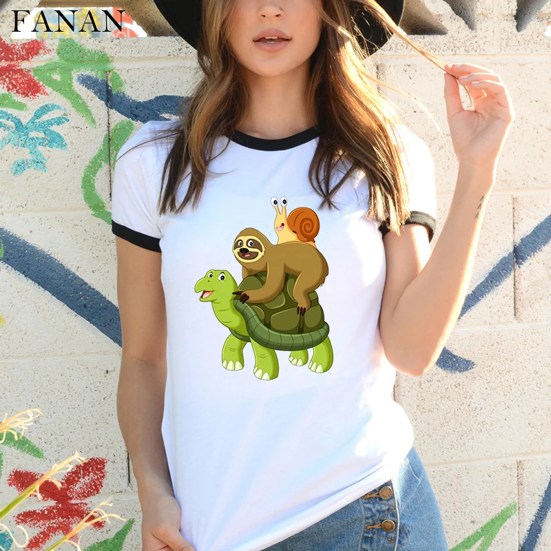 Женская футболка с круглым вырезом и коротким рукавом Tumblr забавная рисунком