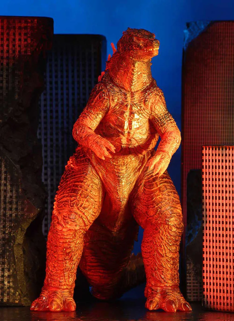NECA Red Fire burn Gojira Сочлененная ПВХ экшн фигурка Коллекционная модель игрушки|Игровые