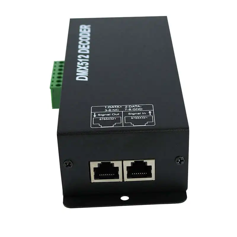 Dmx 512 цифровой дисплей декодер Диммируемый драйвер Dmx512 контроллер для Led Rgbw