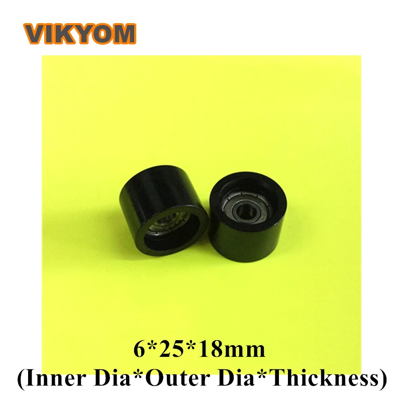 

Пластиковые роликовые подшипники 6x25x18 мм с покрытием, шариковый подшипник с глубоким желобом и герметичным подшипником для мебели