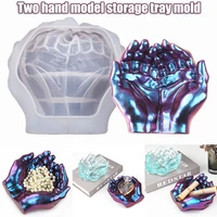 two hand model silicone mold diy handmade easy operation easy to clean durable long lasting for craft lovers soap mold