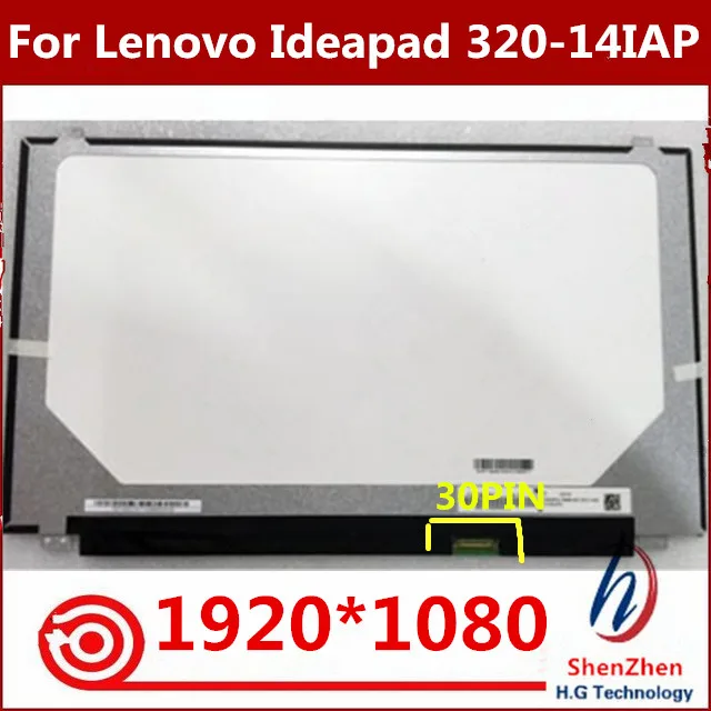 Матовая панель для ноутбука 14 0 дюйма 30Pin 1920X1080 Lenovo Ideapad 320-14IAP ЖК-экран светодиодный