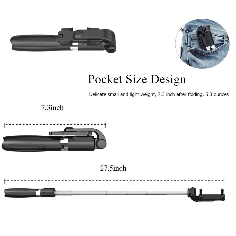 Селфи палка штатив для телефона монопод селфи Bluetooth с дистанционным управлением