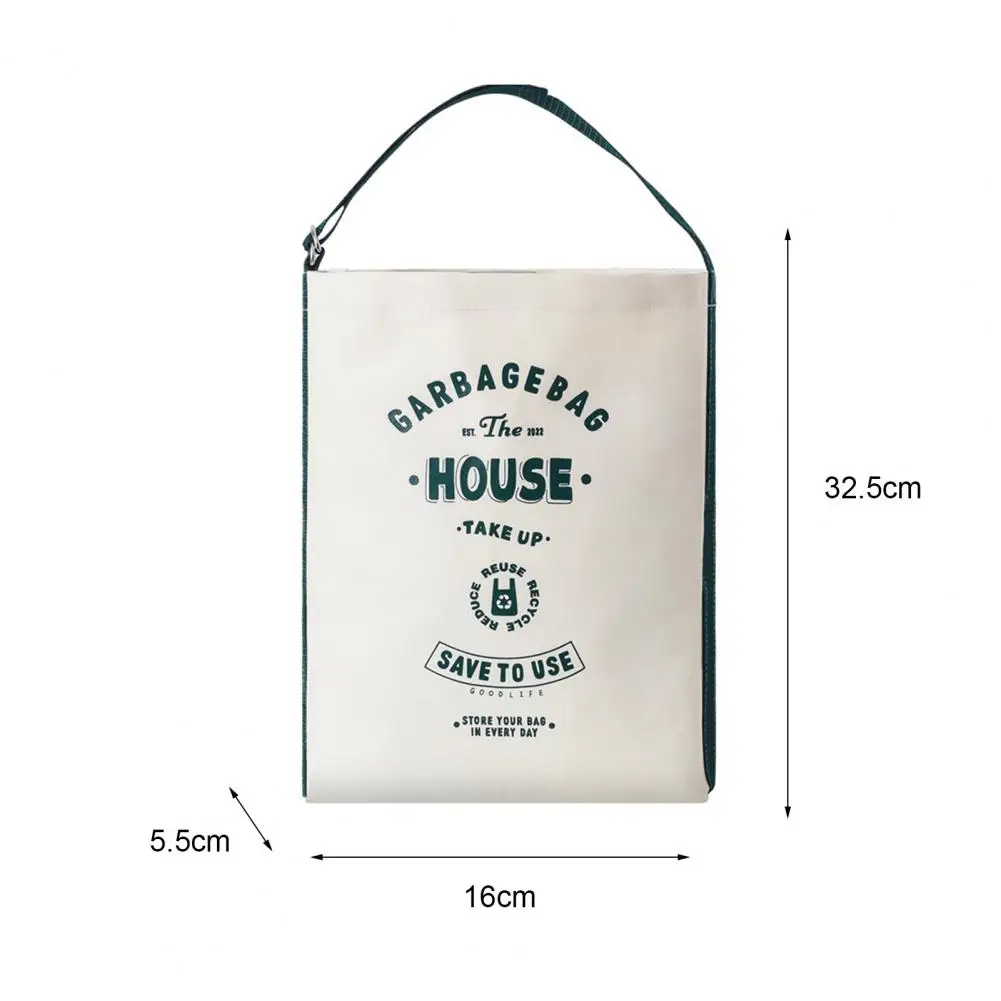 

Storage Bag Large Opening Waterproof Hanging Oxford Cloth Shopping Packet Home Supplies