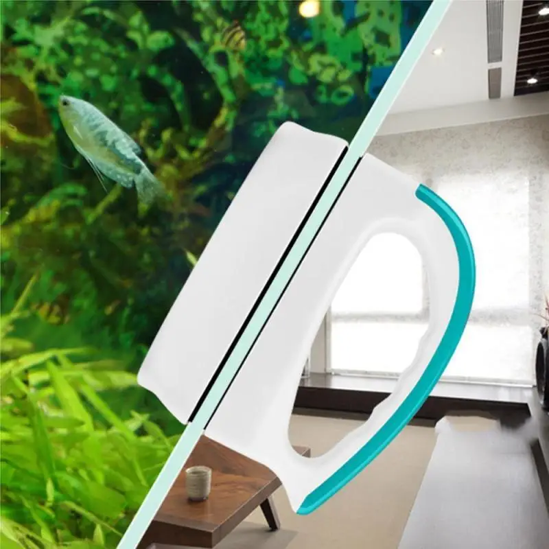 

Аксессуары для аквариума с нескользящей ручкой, прочная плавающая Магнитная Щетка для аквариума