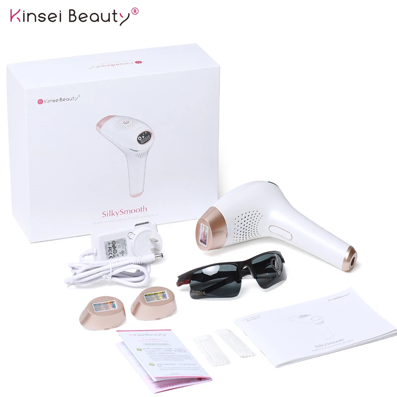 Kinseibeauty IPL Laser Hair Removal Machine Electric Depilador with 500000 Flashes Hair Removal Acne Clearance Skin Rejuvenation