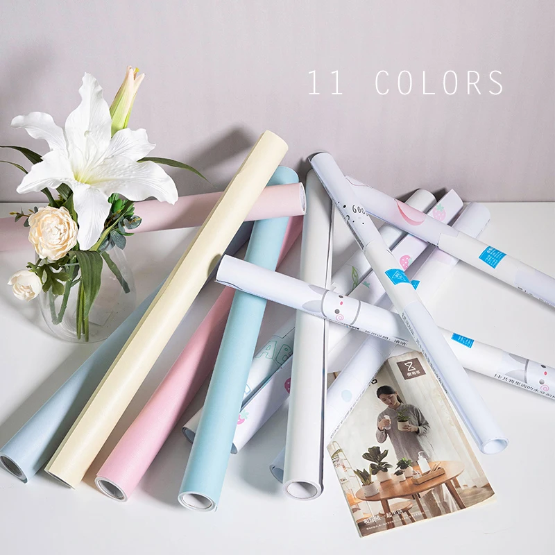 Самоклеящиеся водонепроницаемые ПВХ обои карамельных цветов толщиной 500 см