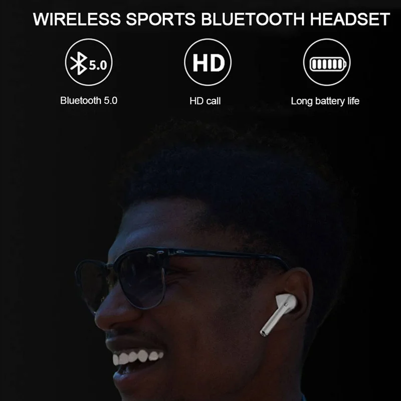 Шумоподавление Bluetooth наушники водонепроницаемые спортивные наушники стерео в ухо наушники мини ручной свободные басы беспроводные наушники