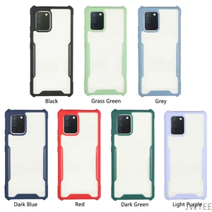 clear matte cell phone case acrylic tpu back cover shell for huawei p smart 2021 y7a mate 40 pro y6p 2020 p40 lite e y6 2019 free global shipping