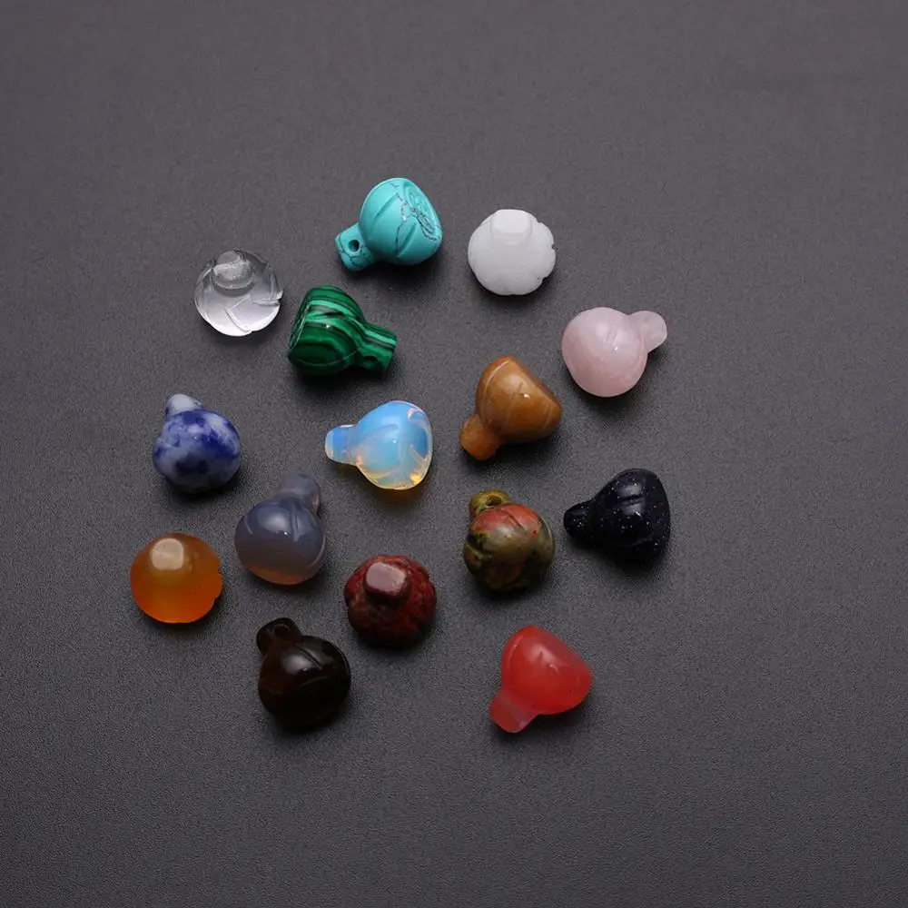 

50pcs Women Fashion Natural Stone Necklace Pendants Pendulum Chakra Healing Reiki Beads Jewelry Making Free shipping