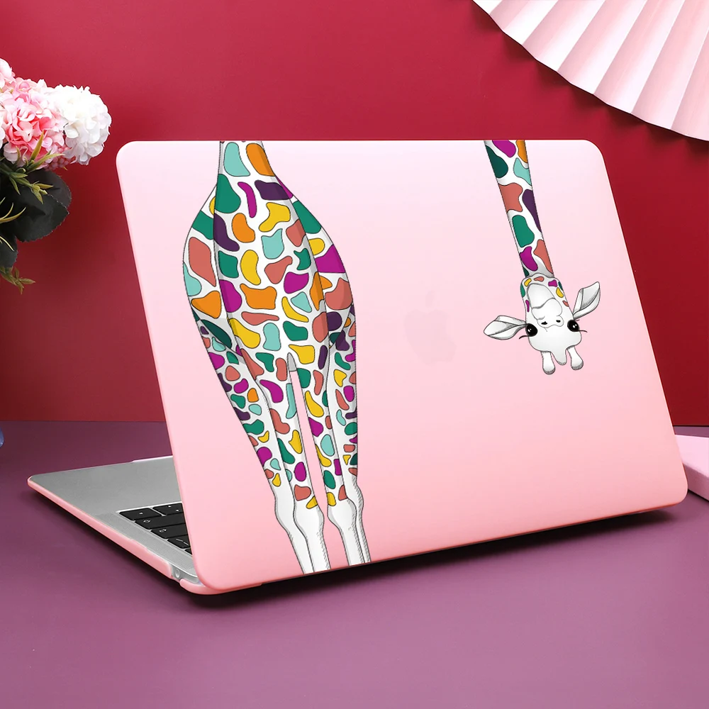 Redlai для MacBook Air Pro Retina 11 12 13 15 16 дюймов 2020 A2251 A2289 A2179 A2338 A2337 Матовый красочный жираф