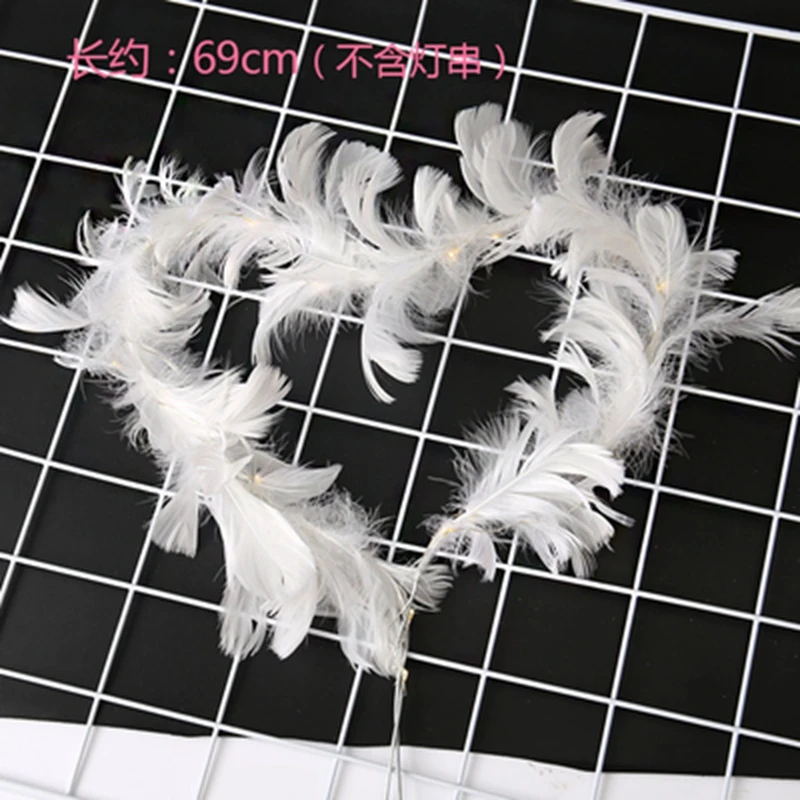 Королева Корона черный жемчуг Торт Топперы Ангел перо светильник струнный торт