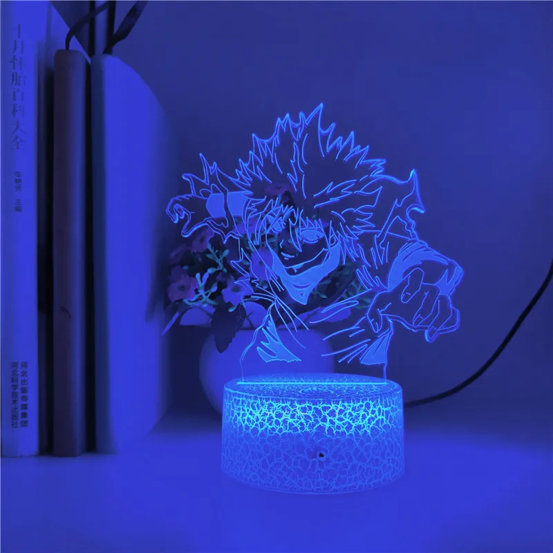3d Ночная лампа аниме Hunter X KILLUA ZAOLDYECK для детской спальни Декор ночник управление