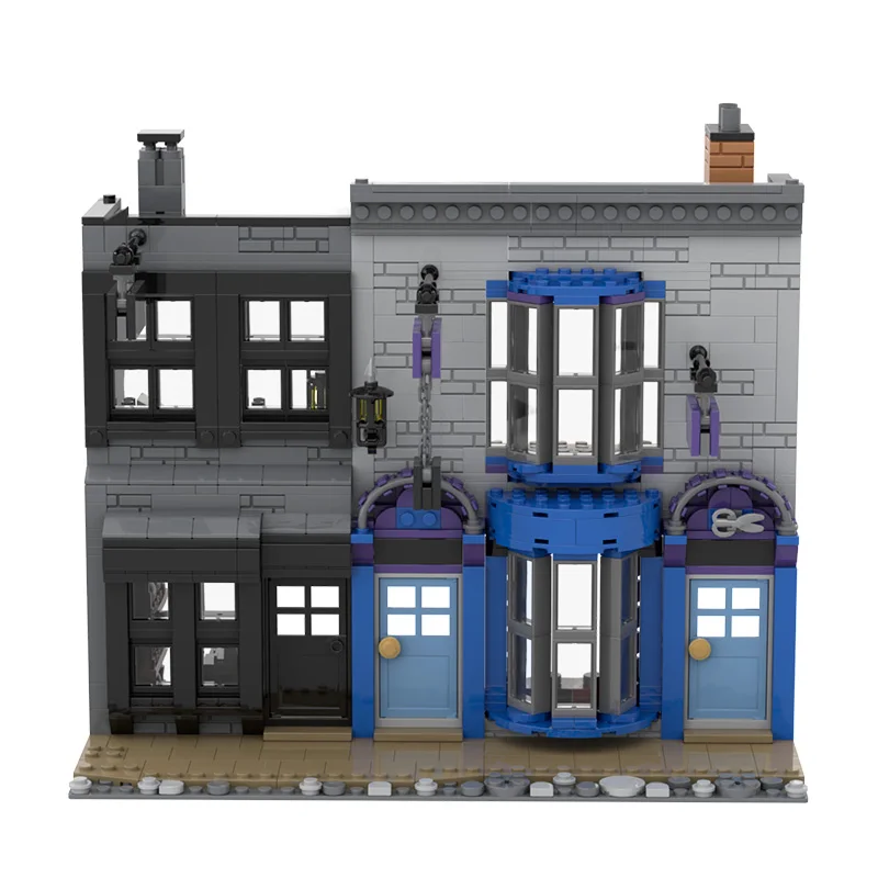 Волшебное здание фильм городская улица MOC игрушки сцена Квиддич-архитектура