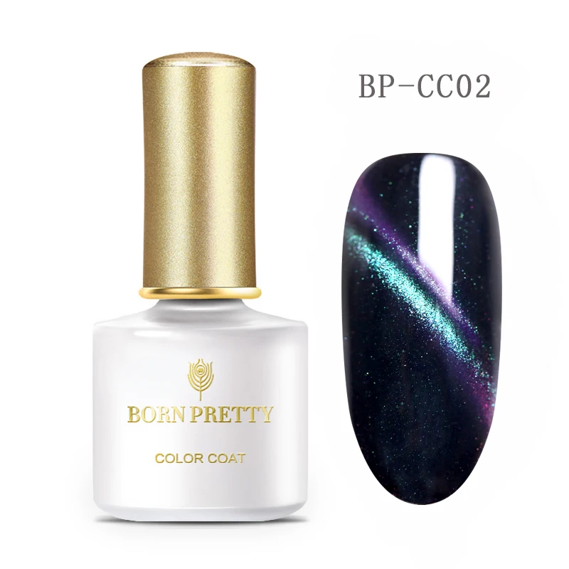BORN PRETTY 6 мл Гель-лак для ногтей с эффектом «кошачий глаз» лак Магнитный замочить от перманентного УФ светодиодный магнитный гель лак дизайн ногтей маникюр - Цвет: BP-CC02