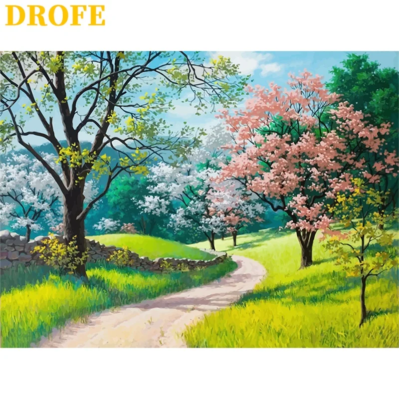 Набор для рисования по номерам на холсте Раскрашивание масляными красками | Дом и