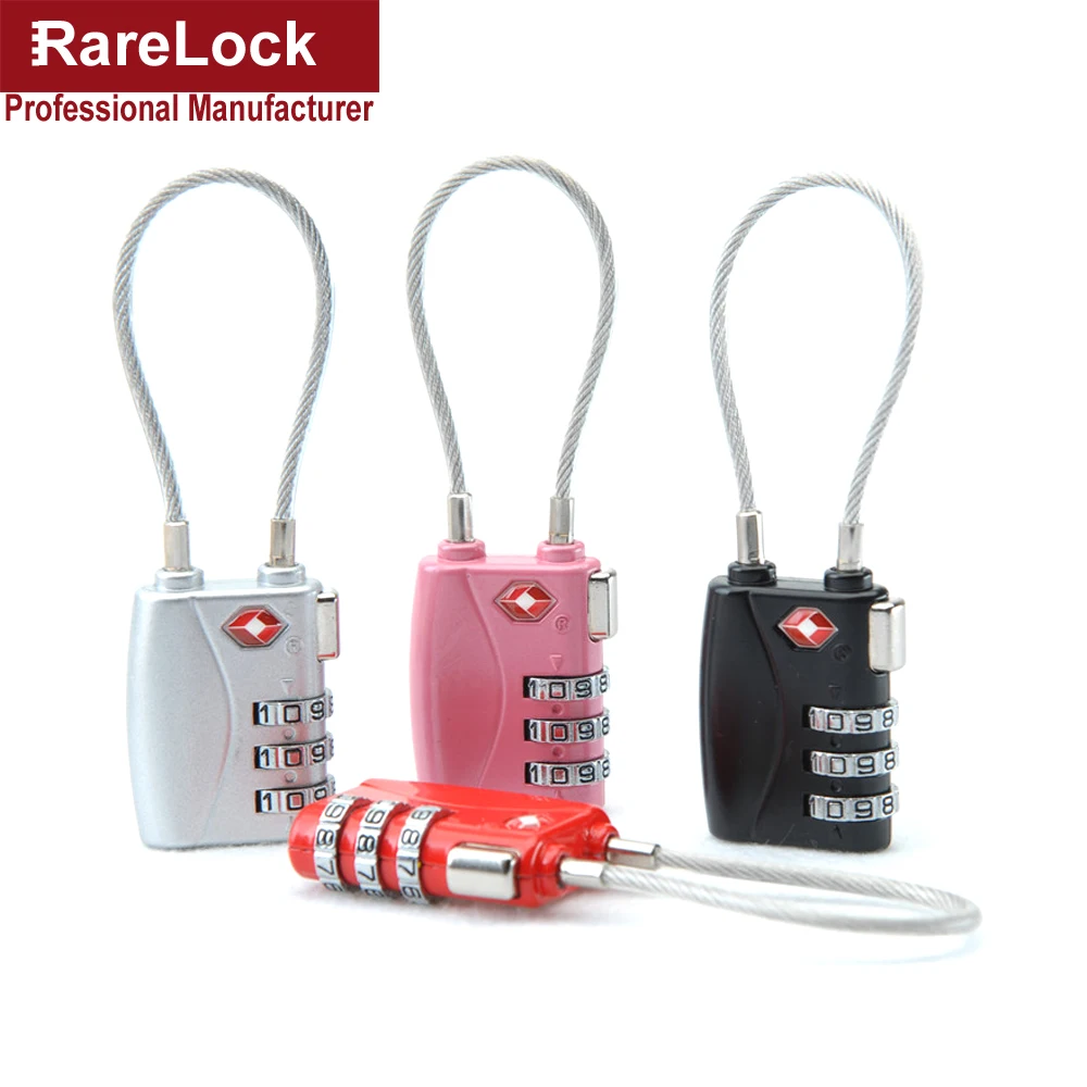 Rarelock TSA цинковый сплав числовой код комбинация блокировки паролей для коробки