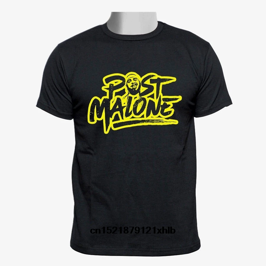 

Men T shirt Post Malone Art Custom Black Tshirt funny t-shirt novelty tshirt women