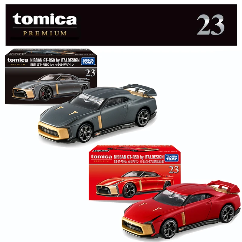 

Takara Tomy Tomica Premium No.23 Nissan GT-R50 by Ital Design Scale 1/63 Diecast Car Model Toy for Boys