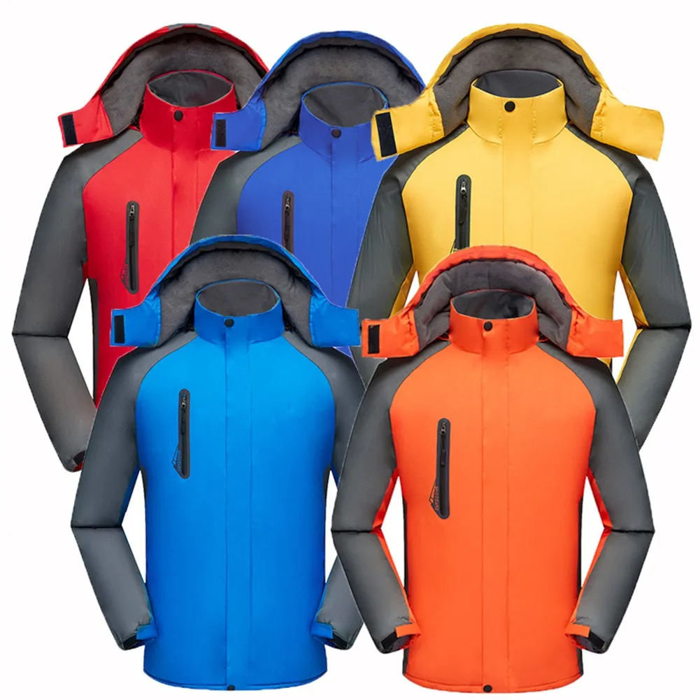 

Outdoor Warm Jacket Coat Waterproof Winter Skiing Suit Men Women Mountaineering Parka Quick Dry Camping Hiking Windbreaker L-4XL