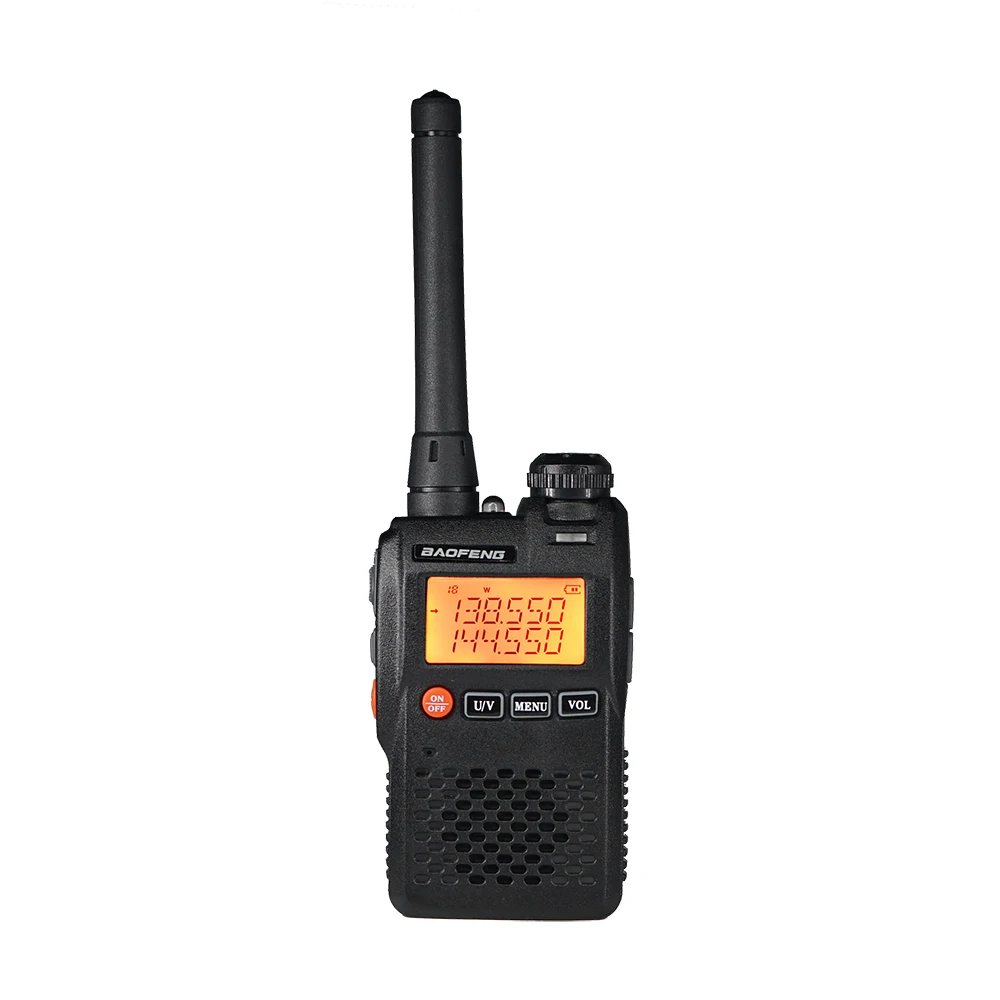 UV-3R Baofeng иди и болтай Walkie Talkie “иди и UV-3R 136-174/400-470 МГц Портативный CB радио УФ 3R плюс мини Любительская рация двойного диапазона с возможностью для кемпинга на открытом воздухе - Цвет: UV-3R
