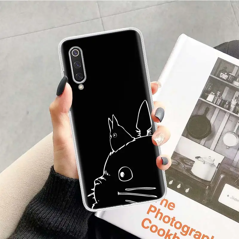 Studio Ghibli Totoro Black Dark Phone Case For Xiaomi Redmi Note 10 Pro 11 10S 11T 9 9S 8 8T 11S 9A 9C 9T 8A 7A 7 5 Art Gift | Мобильные
