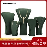 jewelry display stand necklace pendant stand green fan shaped jewelry stand storage jewelry props jewelry display stand