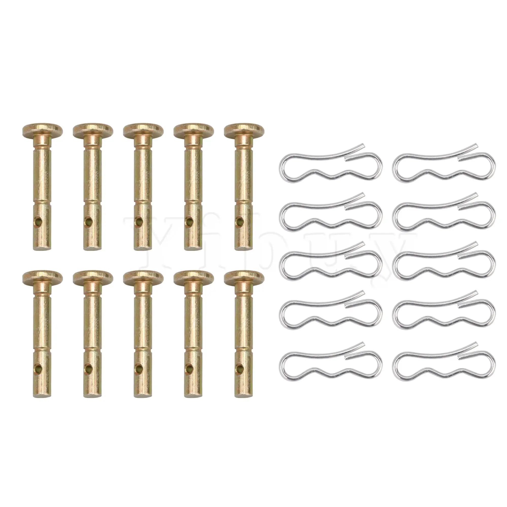 

10 x Shear & Split Pin Lawn Mower Kit Replacement for 738-04124A Part
