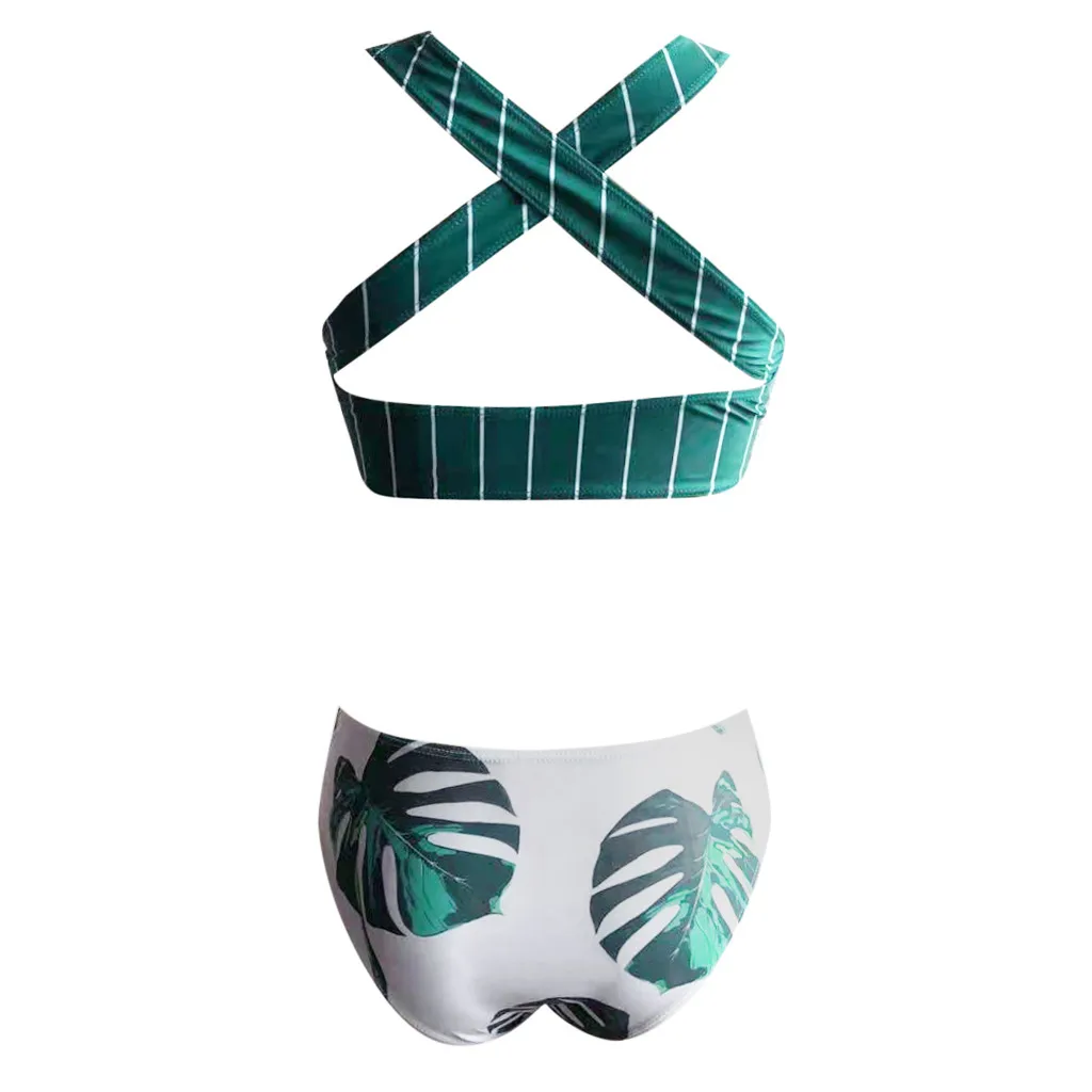 SAGACE новый сексуальный купальник бикини женский пуш ап пляжная одежда с зелеными